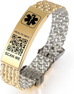 ¿Qué es una pulsera de alerta médica con código QR?